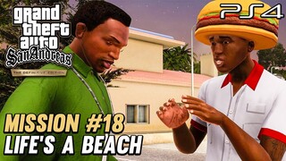 GTA San Andreas PS4 Definitive Edition - Mission #18 - Life's a Beach