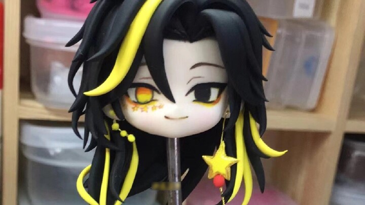 พ่อลายคราม Wakaka คือ Ch Porcelain พ่อตุ๊กตาดินเผาหัวมนุษย์ลายคราม
