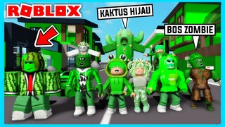 24 Jam Serba Hijau di Roblox Brookhaven ft @Shasyaalala