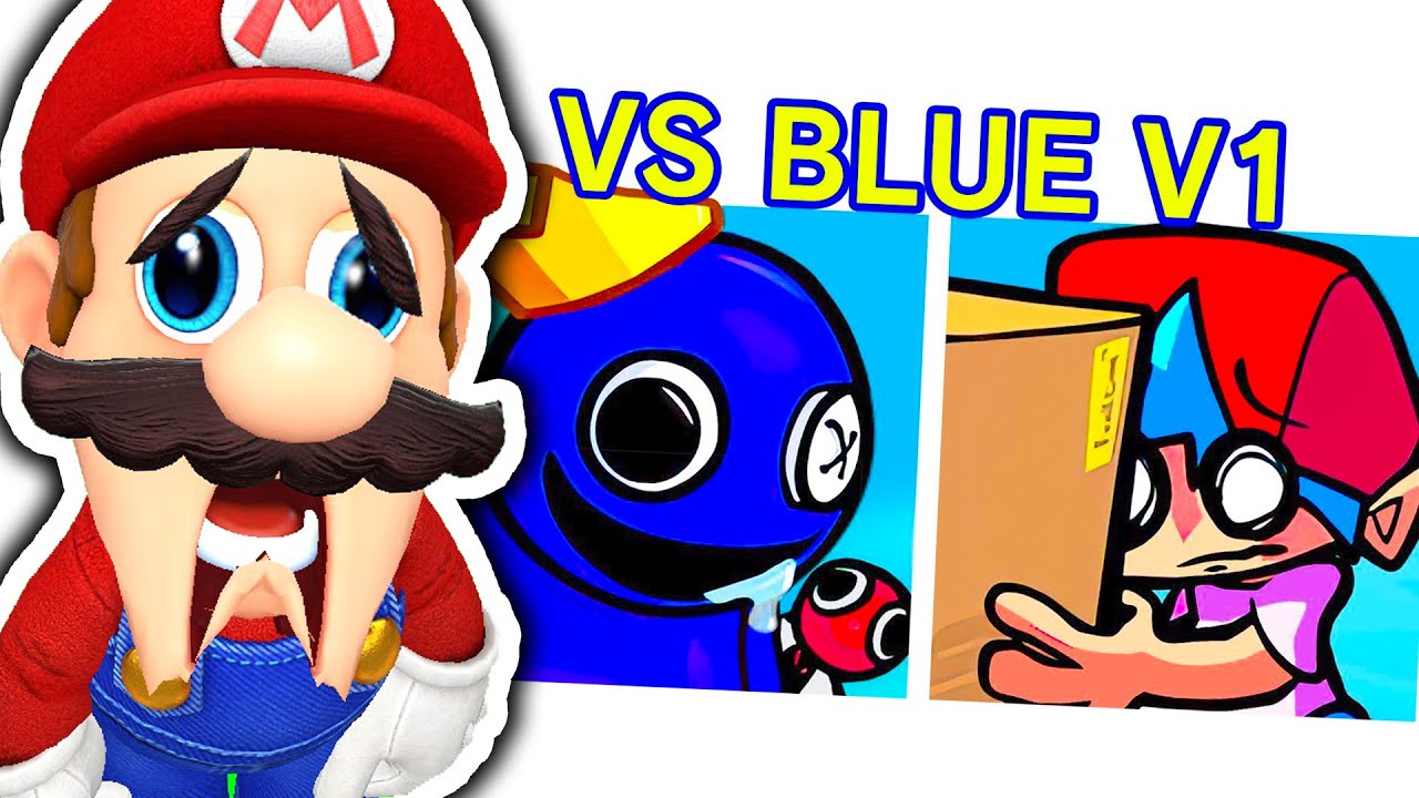 Stream Friday Night Funkin' VS Blue V1 - Rainbow Friends (Roblox