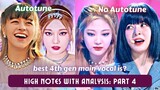 K-Pop Idols Autotune Vs. Live Singing (aespa, Nmixx, IVE, Kep1er, Le Sserafim, and more) | Part 4