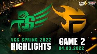 Highlights TF vs SKY [Ván 2][VCS Mùa Xuân 2022][04.03.2022]