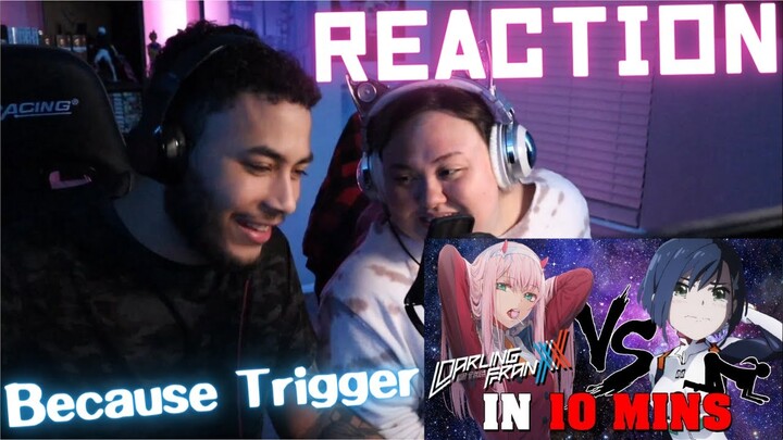 Darling in the FranXX IN 10 MINUTES | Gigguk REACTION!!