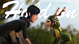 Hold on Douxie & Nari ll Trollhunters Rise of the Titans