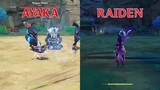 Ayaka vs Raiden!! Ai mới là best DPS đây !! DPS gameplay comparison!!