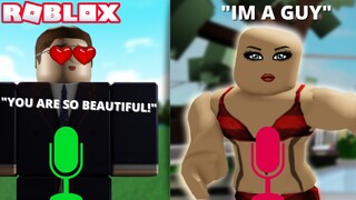 ROBLOX Voice Chat | Kunwari BABAE tapos ito ang nangyari