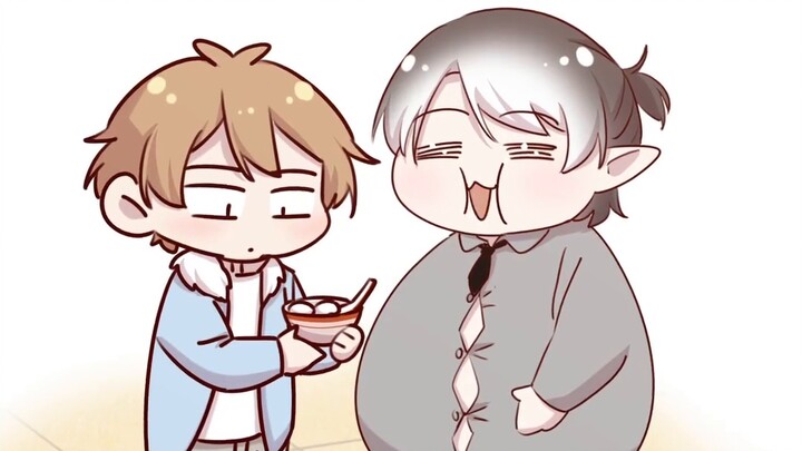ผลที่ตามมาของการกินมากเกินไปในช่วงวันหยุด ฉันจะสู้เพื่อทุกคน! [พนักงานขายที่ไม่ใช่มนุษย์แอนิเมชั่นต้