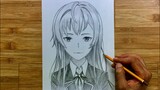 Cách Vẽ Anime Đơn Giản | Vẽ Yukino Yukinoshita - Oregairu #231 | Cong Dan Art