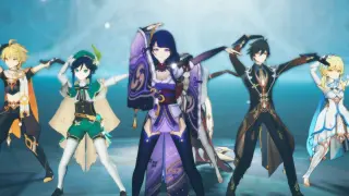 [MMD]<New Treasure Land> by characters from Genshin Impact