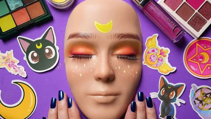 Try a cute and charming Sailor Moon makeup tonight [starling|official bilingual|whispering to help y