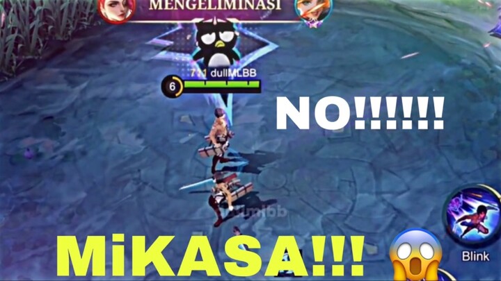 Tidakkk, mikasaaaa!!!