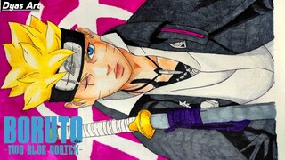 Boruto mode Badass nih boss!!!   | Drawing Boruto Two Blue Vortex