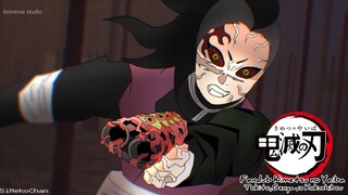 Fandub Kimetsu no Yaiba Fananimation Tokito,Genya vs Kokushibou