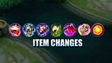 ITEMS THAT WILL CHANGE THE META - UPCOMING ITEM UPDATE