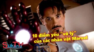 10 điểm yếu "vô lý" của các nhân vật Marvel