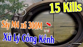 [PUBG MOBILE] Pha Xử Lý Cồng Kềnh Khi Quang Cầm Kar98 - Sấy M416 X6 300M Chết Người