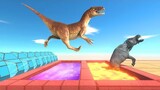 Bouncing Over Portal or Lava - Animal Revolt Battle Simulator