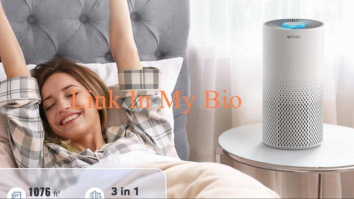 Smart Air Purifier Air Cleaner for Home Living Bedroom Large Room Office Pet Smo