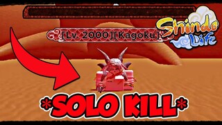 Shindo Life: New FASTEST WAY TO *KILL* KAGUKO BOSS SOLO With Only 2 Moves?!!