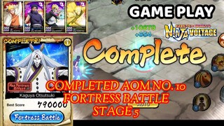 NINJA VOLTAGE || COMPLETE AOM No. 10 • FORTRESS BATTLE STAGE 5 • GAME PLAY