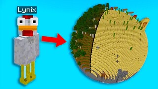 ALL of Minecraft BUT on ONE CURSED PLANET!