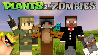 Minecraft Plant Vs Zombie Series 6 คู่ต่อกรสุดน่ากลัว Jeffy และ The Noob