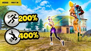 Sinh Tồn Với Tốc Độ 200 Và Nhảy 400 Quá Nhanh Quá Nguy Hiểm !!! | AS Mobile | HEAVY Free Fire