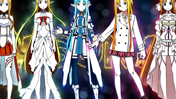 I will choose Asuna with different skins based on different games.