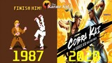 Evolução Dos Jogos Do Karate Kid/Cobra Kai (1987-2020)