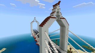 Membuat jembatan di Minecraft