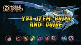 YSS Item build and guide