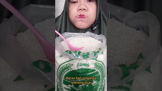 DYMA |ASMR RAW RICE EATING |Makan Beras | asmrrawriceeating| #asmrsounds  #asmr #shorts #mukbang