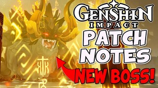 GENSHIN IMPACT PATCH NOTES (Version 1.5) - New Bosses, Artifacts, Player Housing & More