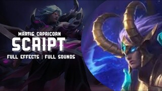 Martis - Capricorn | Script | No Password | Mobile Legends
