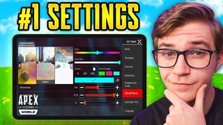 Testing The *BEST* Settings in Apex Legends Mobile! | #1 Pro Settings