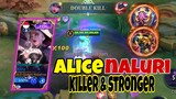 build alice unlimited ultimate in exp lane | slayer and protector queen