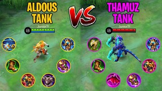 Aldous 500 Stack Tank Vs Thamuz Tank 😱 Wtf