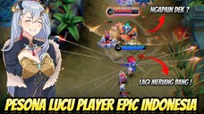 Pesona Lucu player Epic Mobile Legends Indonesia, Mobile Legends Lucu WTF Funny Moment 🤣