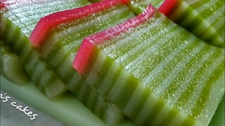 Resep Lapis Kanji Pandan Enak Lembut Kenyal Wangi Pandan