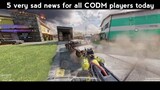 5 very sad news in cod mobile today..😥