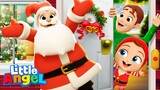 Who's At The Door (Christmas Edition) | Little Angel Kids Songs & Nursery Rhymes