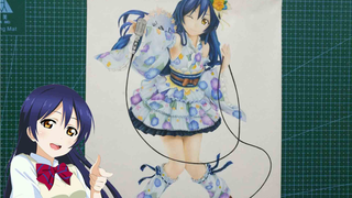 Menggambar Umi Sonoda dari LoveLive!