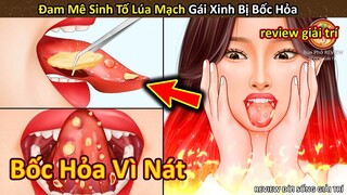 Nhím Cute Review Gái Xinh đam mê Sinh Tố Lúa Mạch bị bốc hỏa cực thốn || Review Giải Trí Đời Sống