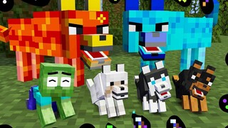 Monster School Baby Zombie Corrupted “SLICED” But Good - Sad Story - Minecraft Animation