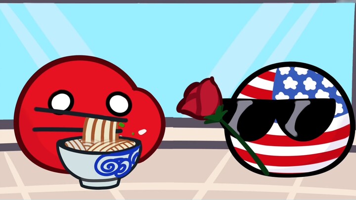 [Poland Ball] If the US ball declares love to other ball balls