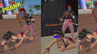 PRANK JADI CEWEK DI TRAINING LANGSUNG KITA AJAK W1K W1K 😱|FREE FIRE INDONESIA