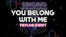 YOU BELONG WITH ME - TAYLOR SWIFT | Karaoke Version