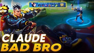 BAD BRO CLAUDE & BADTZ MARU IS WRECKING IN SANCTUM ISLAND | CLAUDE BAD BRO SKIN GAMEPLAY | MLBB