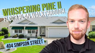 TOUR a Whispering Pine Floor Plan in The Villages, Florida WITH ME!