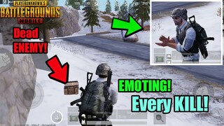 EMOTE AFTER EVERY KILL CHALLENGE! PUBG mobile